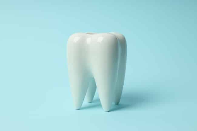 Concept of tooth treatment and dental care